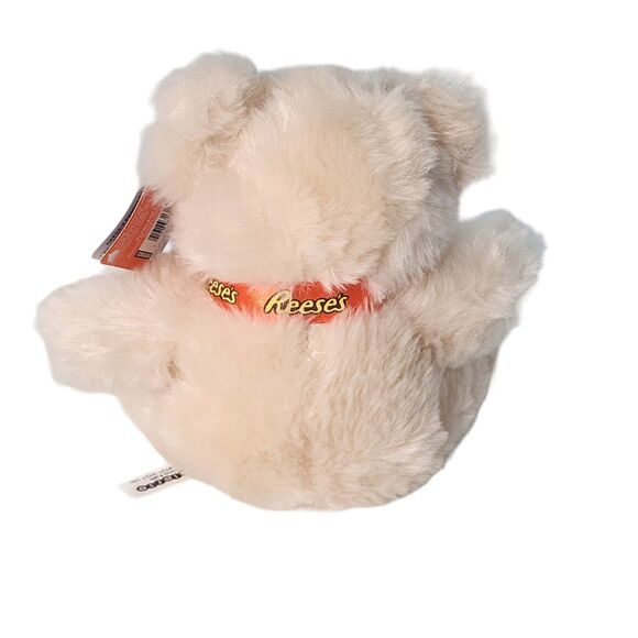 Reese’s Teddy Bear Plush Stuffed Animal 7 In Tag Attached Galerie Neck Ribbon - Picture 6 of 6